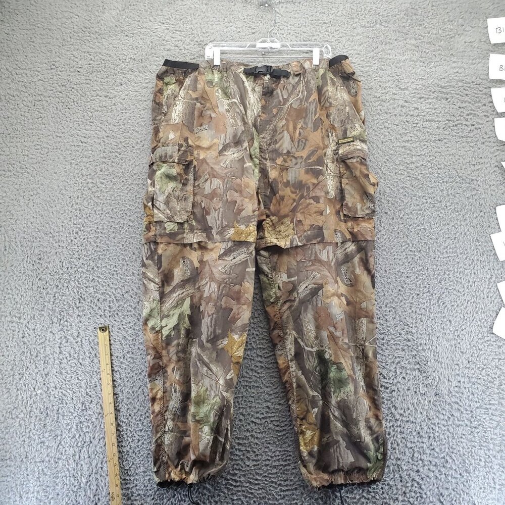 Remington Pants Mens 2XL Multicolor Camouflage Nylon Drawstring Cargo